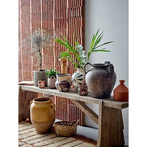 Krēmkrāsas māla vāze (augstums 24 cm) Heikki – Bloomingville-image-2