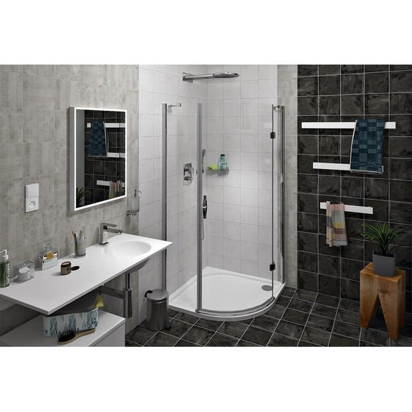 Balts sienas dvieļu turētājs Patron – Sapho-image-2