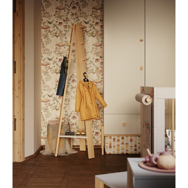 Gaiši pelēks bērnu skapis 100x170 cm Cube – Pinio-image-1