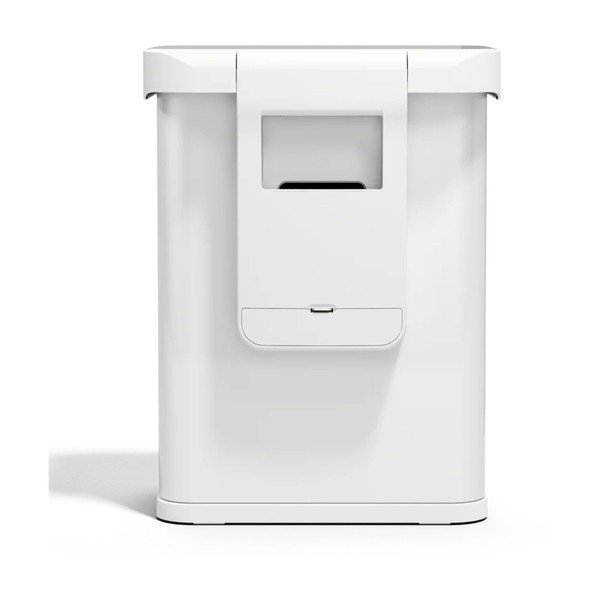 Matēti balta bezkontakta tērauda atkritumu tvertne 58 l Sensor – simplehuman-image-3