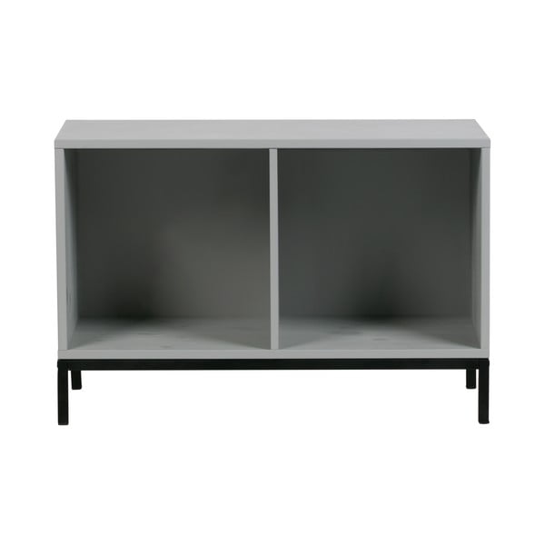 Pelēks priedes masīvkoka modulārais grāmatplaukts 81x41 cm Vt – vtwonen-image-3