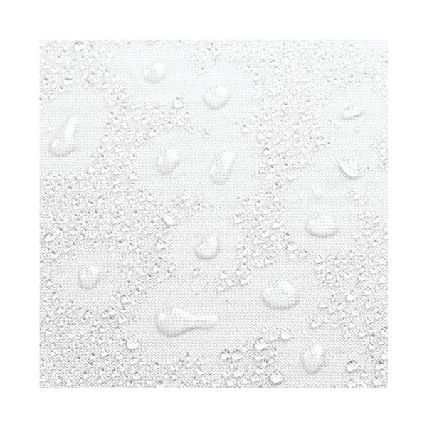Balts dušas aizkars iDesign, 200 x 180 cm-image-2