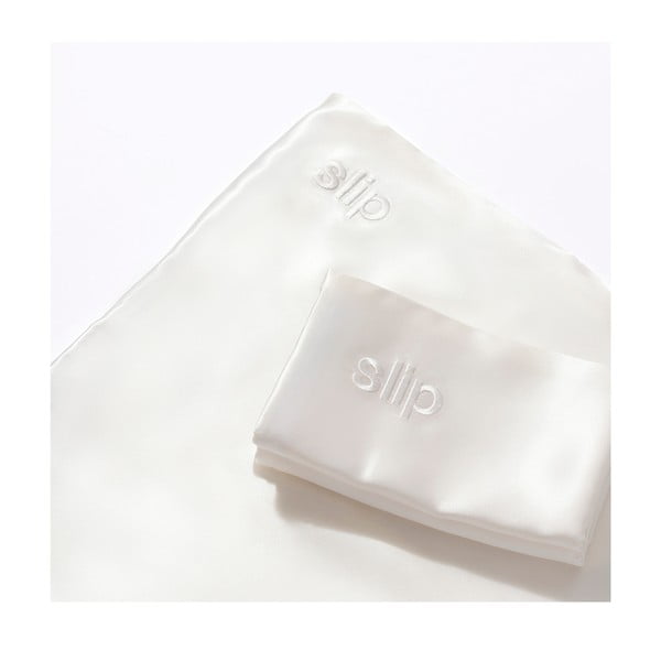 Zīda spilvendrāna 51x76 cm White – slip-image-1