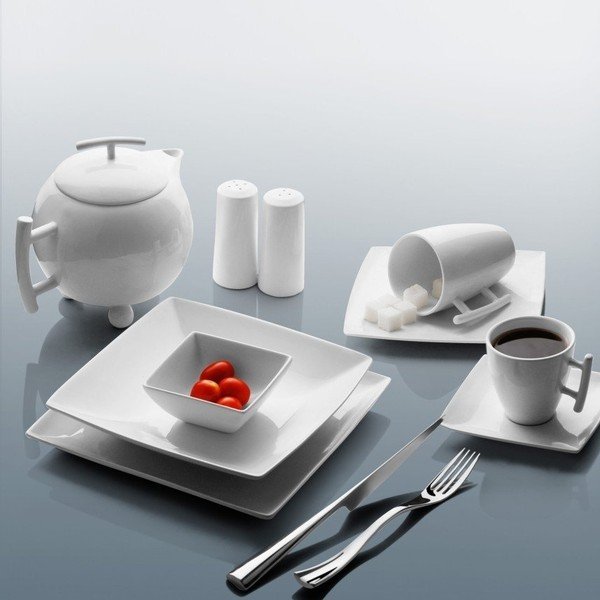 Balta kapučīno porcelāna tasīte 165 ml Squito – BonBistro-image-1