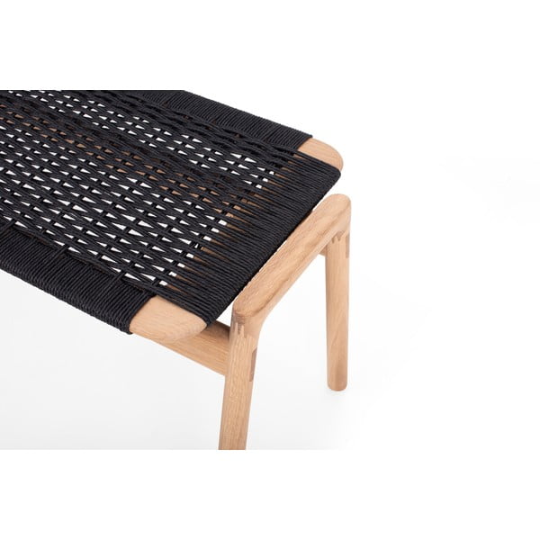 Melns/dabīga toņa sols Klupa – Gazzda-image-4