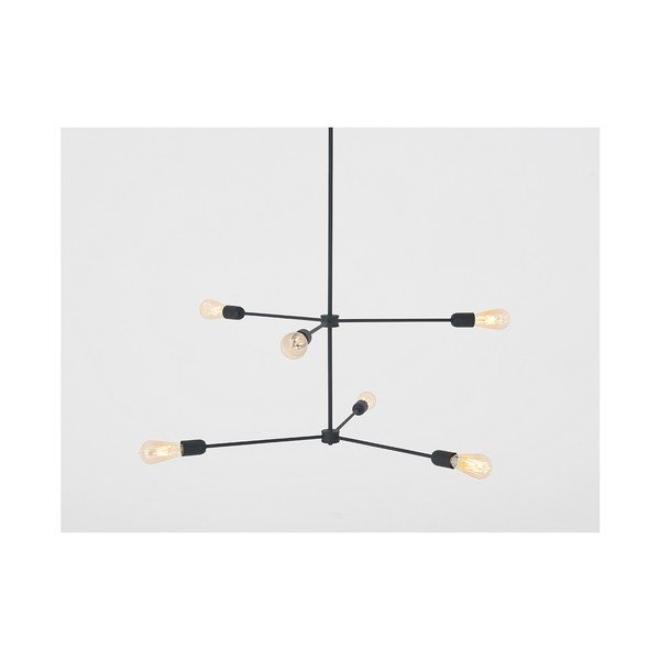 Melna piekaramā lampa Custom Form Triso Hexa-image-1