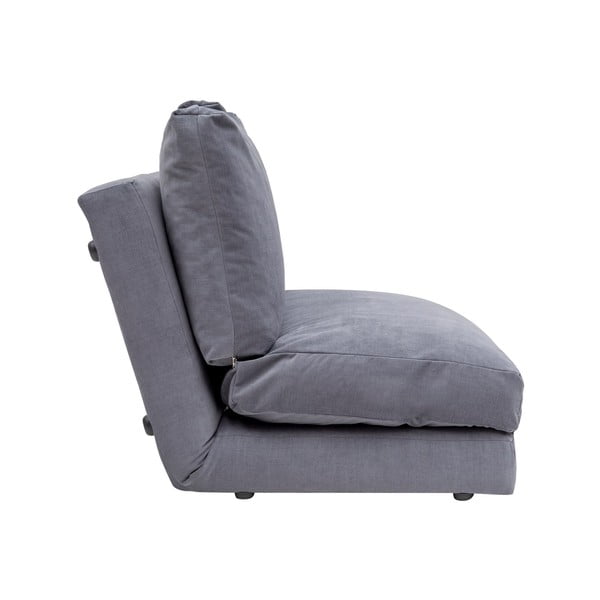 Pelēks izvelkamais dīvāns 120 cm Taida – Balcab Home-image-3