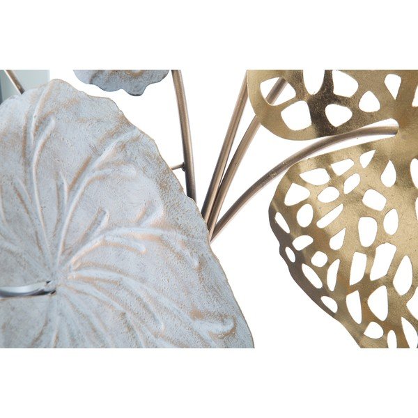 Mauro Ferretti Ory -B- metāla piekaramais dekors ar lapu rakstu, 100 x 80 cm-image-4