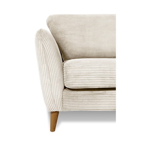 Balts velveta dīvāns 170 cm Paris – Scandic-image-4