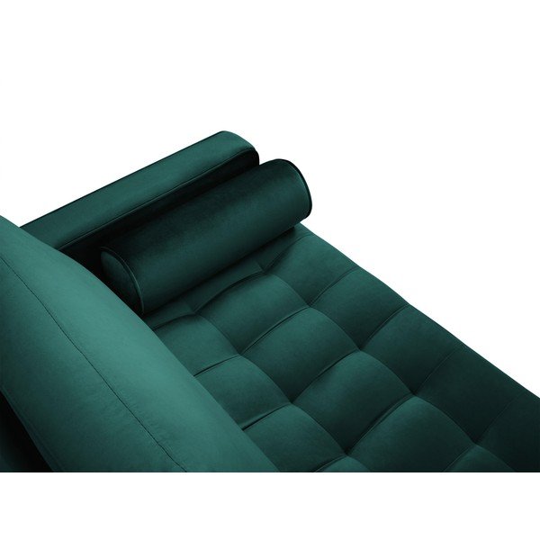 Zilganzaļš samta dīvāns Milo Casa Santo, 174 cm-image-4