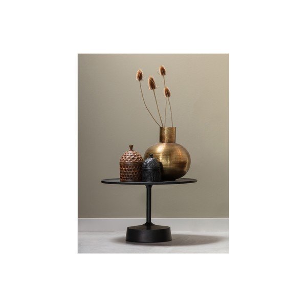 Melns sānu galdiņš WOOOD Lewis, ø 61 cm-image-1