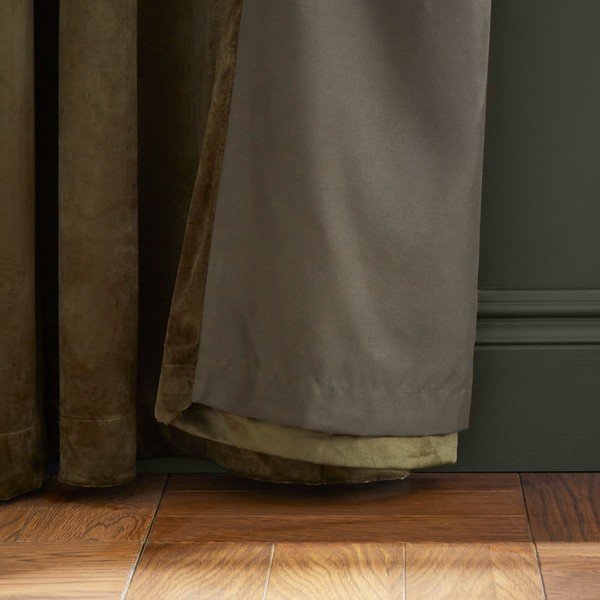 Haki daļēji gaismu necaurlaidīgi aizkari (2 gab.) 168x229 cm Kingsley – Catherine Lansfield-image-2