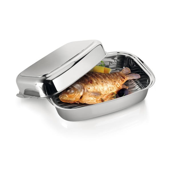 Nerūsējošā tērauda dziļā cepešpanna 24x43 cm Exclusive – Tescoma-image-1