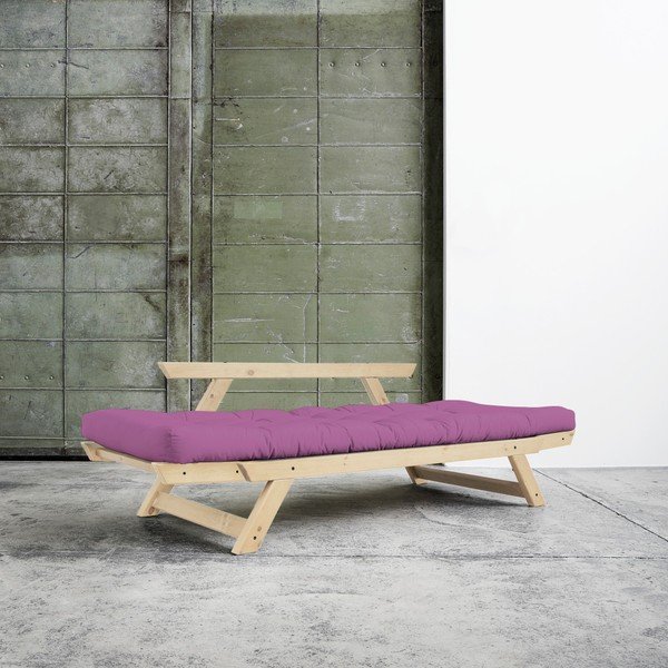 Mainīgs dīvāns Karup Bebop Natural/Taffy Pink-image-1