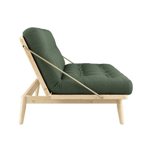 Izvelkamais dīvāns Karup Folk Clear/Olive Green-image-4