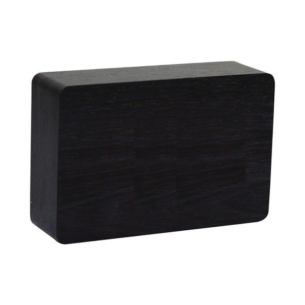 Sarkans LED modinātājs Brick, melns-image-1