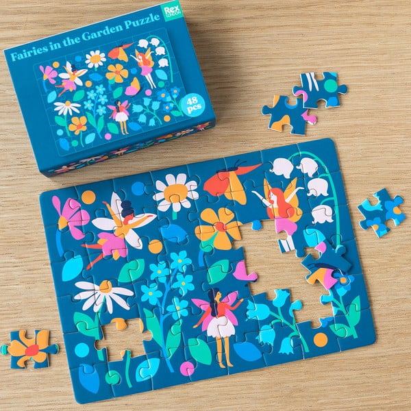 Puzle (gabalu skaits 48) Fairies in the Garden – Rex London-image-1