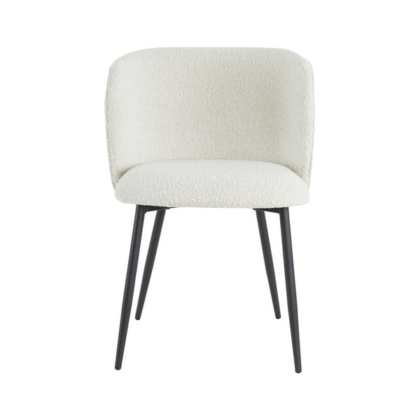 Balts polsterēts ēdamistabas krēsls Elyna – Light & Living-image-4