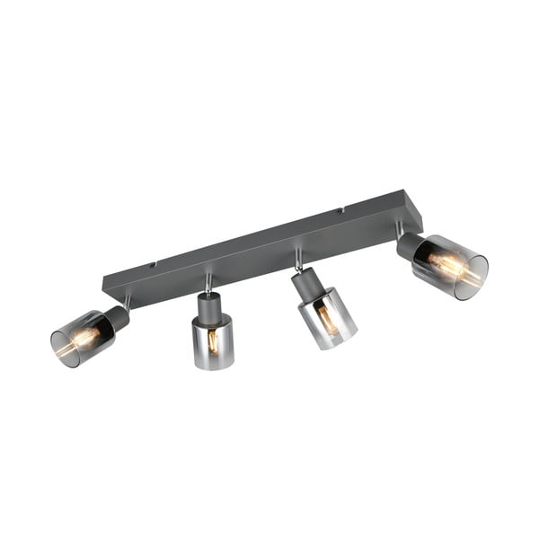 Antracīta pelēka prožektora tipa lampa ø 7 cm Cadiz – Reality-image-1