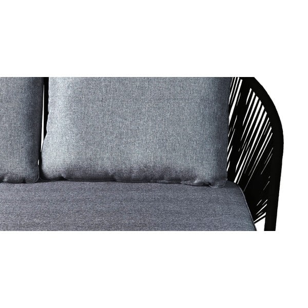 Melns trīsvietīgs dārza dīvāns Bonami Selection North-image-4