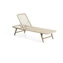 Krēmkrāsas metāla regulējams dārza zvilnis Dandara – Kave Home