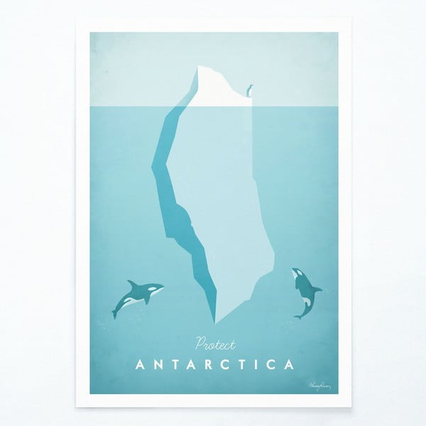 Plakāts Travelposter Antarctica, A3