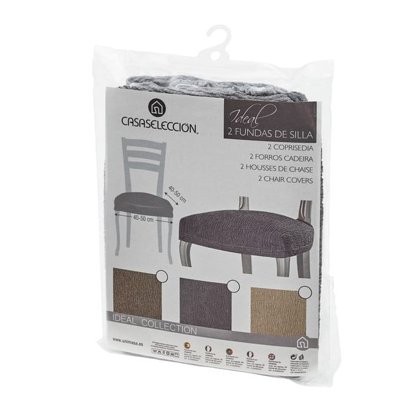 Pelēks uzvelkams pārvalks krēslam Ideal – Casa Selección-image-2