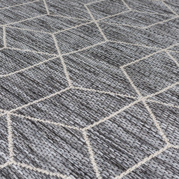 Pelēks āra paklājs 170x120 cm Napoli – Flair Rugs-image-2