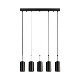 Melna piekarama lampa Squid Lighting Geo, augstums 120 cm