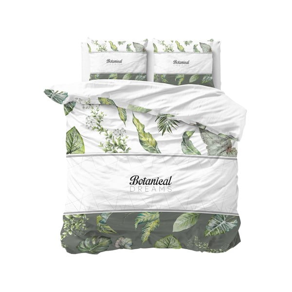 Kokvilnas divguļamā gultasveļa Pure Cotton Botanical Dreams, 200 x 200 cm