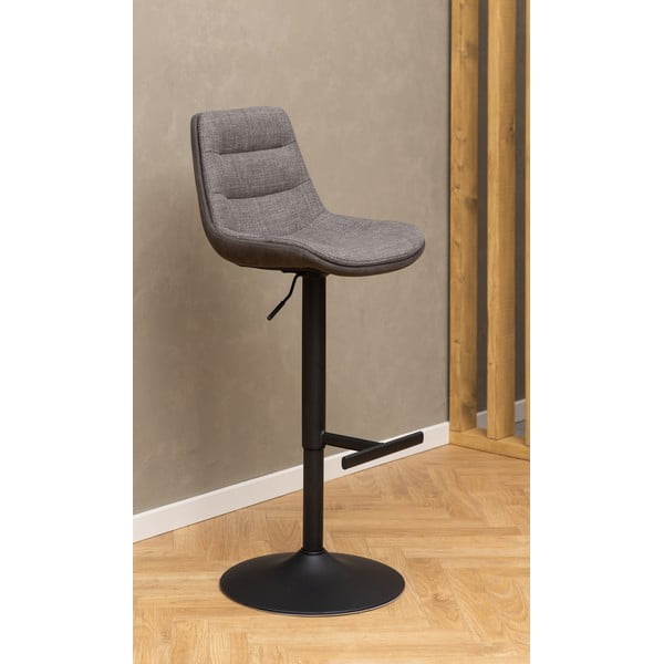 Pelēks ar regulējamu augstumu bāra krēsls (sēdekļa augstums 86 cm) Adisa – Actona-image-1