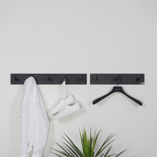 Melns metāla sienas pakaramais 70 cm Leatherman – Spinder Design-image-1