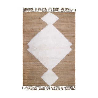Dabīga toņa ar rokām darināts paklājs Nattiot Elton, 110 x 170 cm