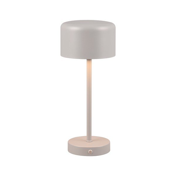 Gaiši pelēka LED galda lampa ar regulējamu spilgtumu (augstums 30 cm) Jeff – Reality-image-3