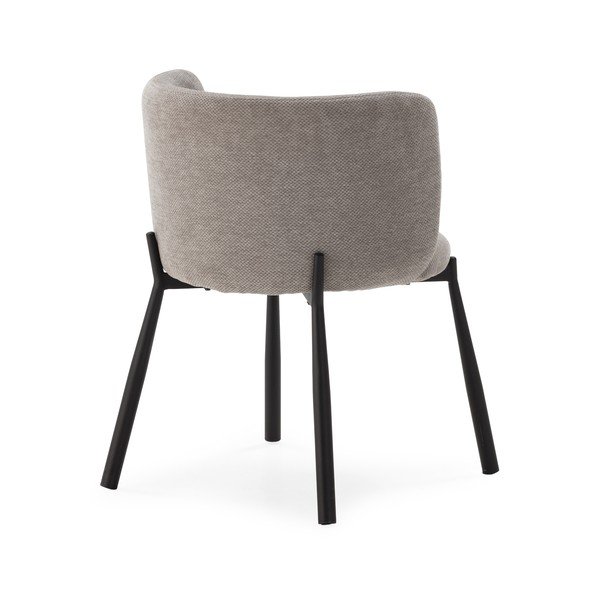 Pelēki polsterēti ēdamistabas krēsli (2 gab.) Ginny – MOME-image-1