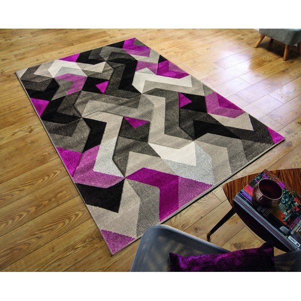 Paklājs Flair paklāji Aurora Grey Purple, 80 x 150 cm-image-4