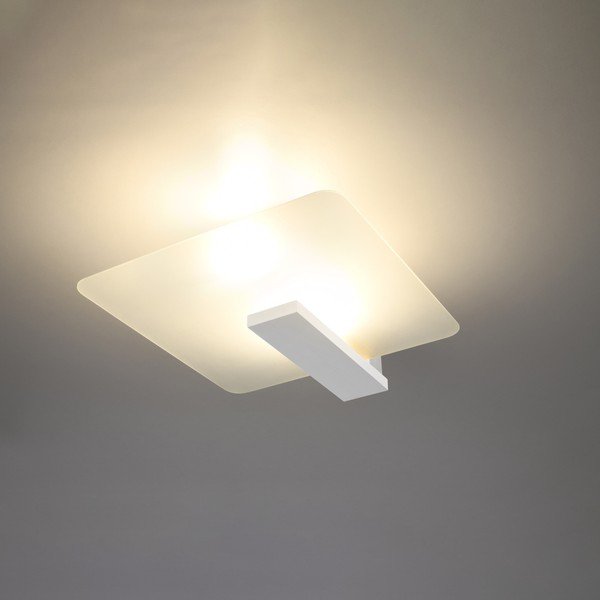 Balta griestu lampa ar stikla abažūru 40x47.5 cm Parola – Sollux-image-1