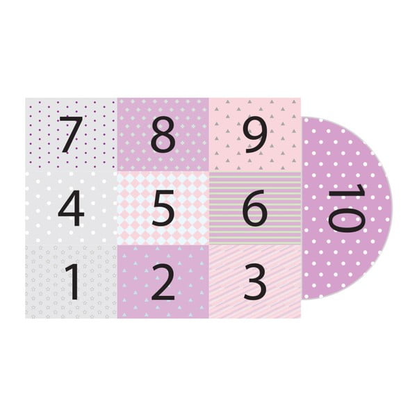 Līpošs vinila paklājs bērniem Ambiance Hopscotch Girly-image-2
