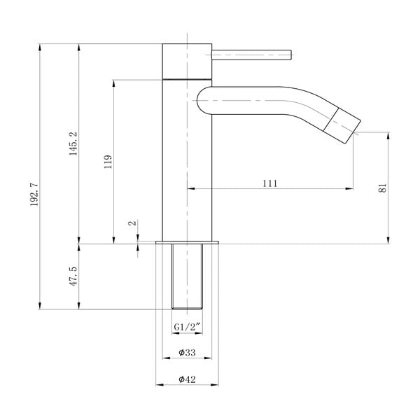 Spīdīgas sudraba krāsas vārsts izlietnei Small – Sapho-image-3