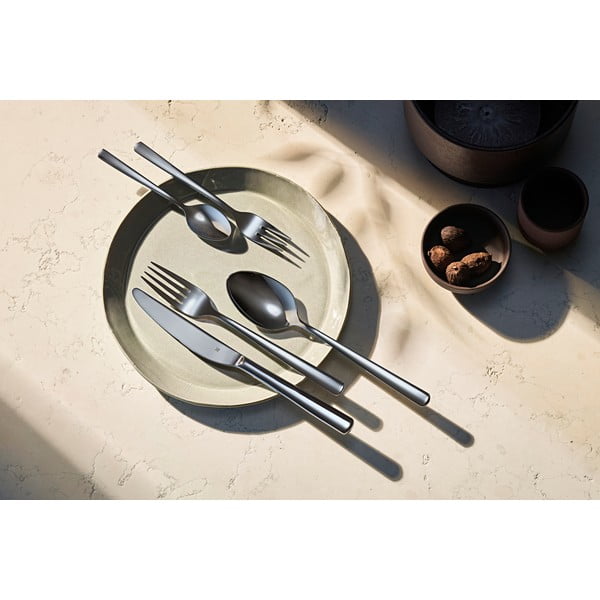 Spīdīgas sudraba krāsas nerūsējošā tērauda galda piederumi (30 gab.) Philadelphia – WMF-image-1