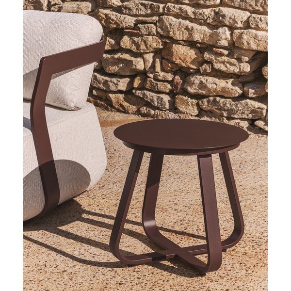 Metāla apaļš dārza galdiņš ø 48 cm Tamaris – Kave Home-image-4