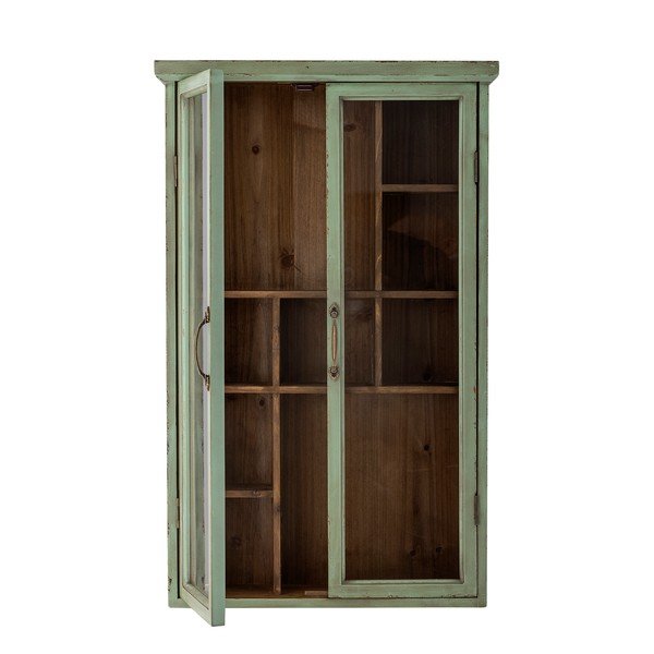 Zaļa egles masīvkoka vitrīna 13,5x80 cm Hazem – Bloomingville-image-3