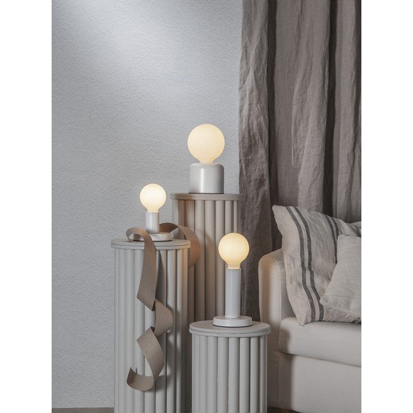 Balta lampas pamatne 10 cm Glans – Star Trading-image-3