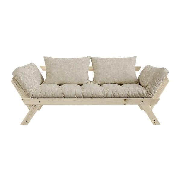 Izvelkamais dīvāns Karup Design Bebop Natural Clear/Linen Beige