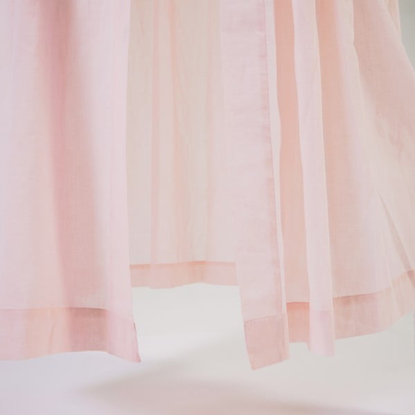 Gaiši rozā kokvilnas baldahīns Carelene – Kave Home-image-4