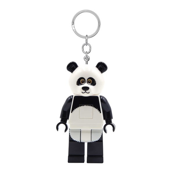 Melnbalts atslēgu piekariņš ar lukturīti Iconic Panda – LEGO®-image-2