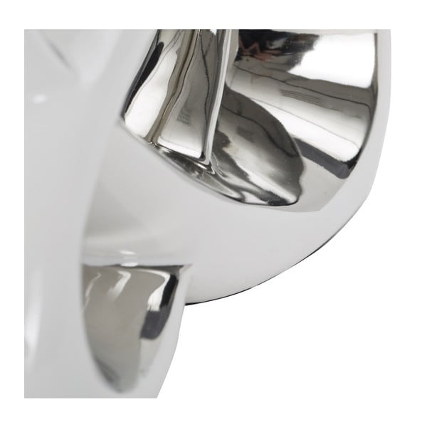 Balta un sudraba keramikas vāze Mauro Ferretti Bling-image-3