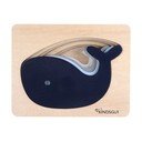 Koka reljefa puzle Whale – Kindsgut