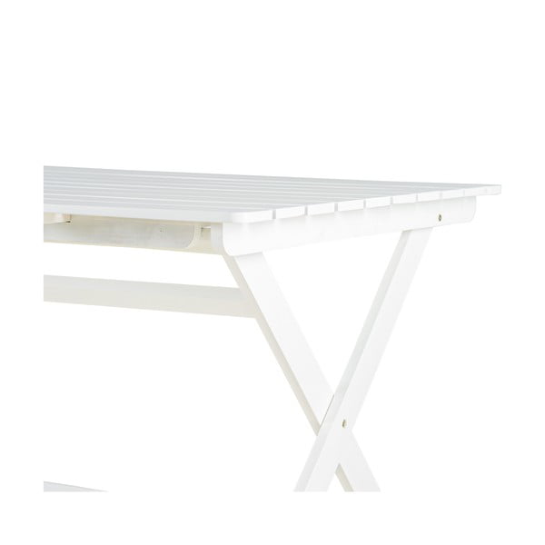 Balts dārza galds no akācijas koka Bonami Essentials Natur, 114 x 88 cm-image-3