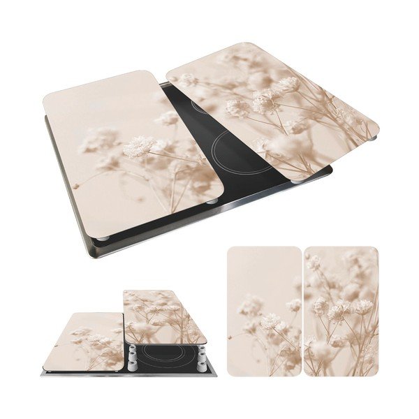 Rūdīta stikla plīts aizsargplāksne 52x30 cm Dried Flower – Wenko-image-3